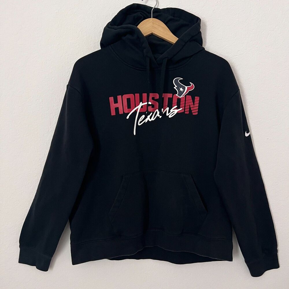 Nike NFL Houston Texans Women's Pullover Hoodie Sweatshirt Black L